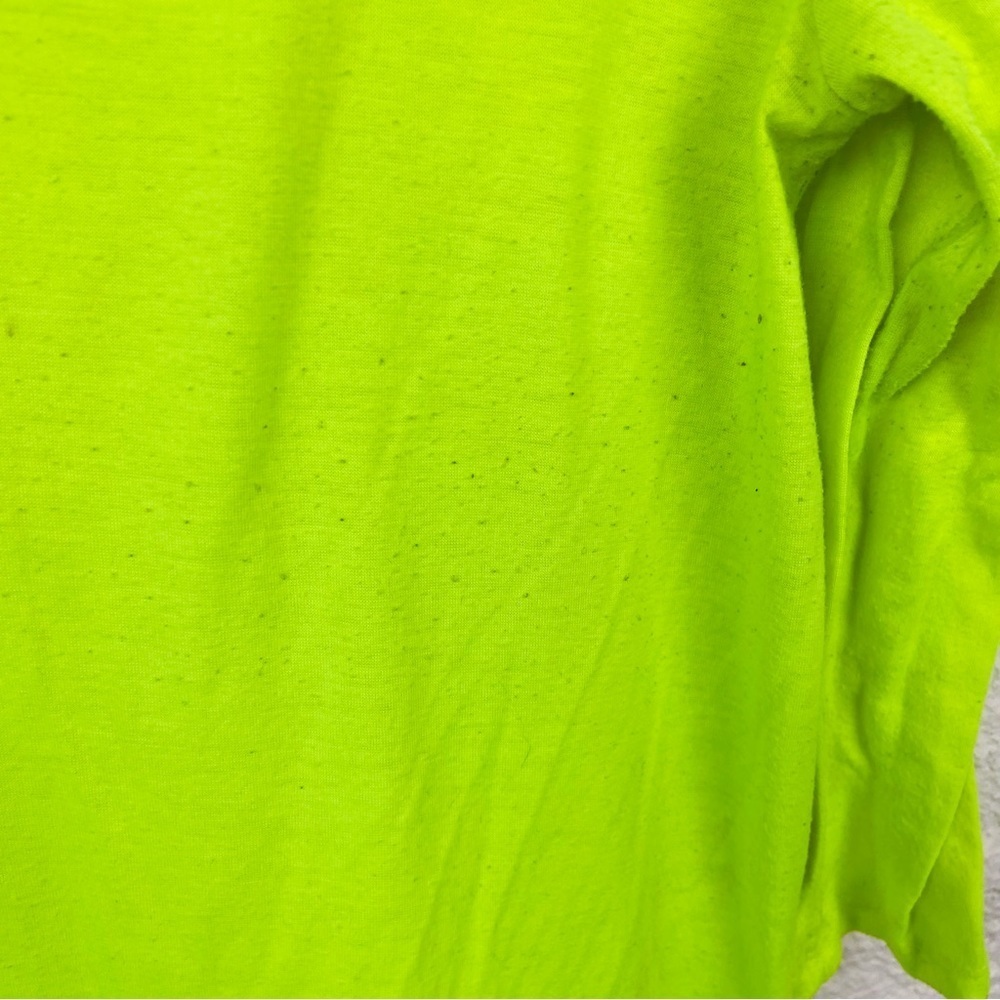 GIANNI BINI lime Green long sleeve shirt size medium - Picture 11 of 17